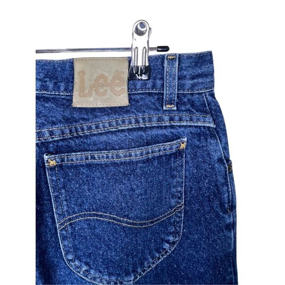 Men’s Vintage Lee Straight Leg Dark Wash Jeans - Picture 5 of 5